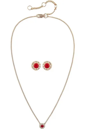 Givenchy 2000s earrings and necklace set