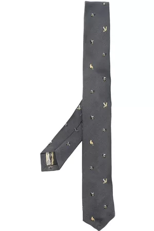 Thom Browne Embroidered silk tie