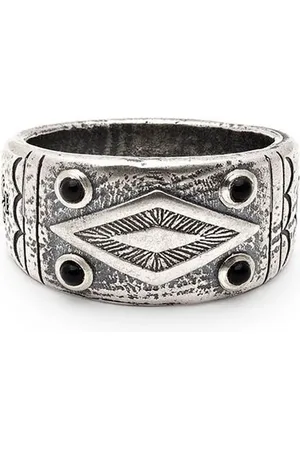 Nialaya Engraved sterling ring