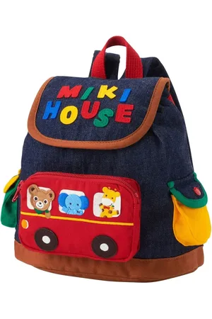 Miki House Appliqu??-logo backpack