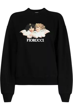 Fiorucci Women Sweatshirts - Angel-print sweatshirt