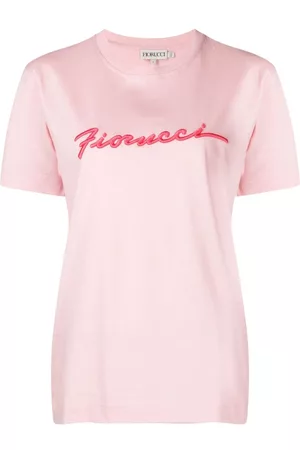 Fiorucci Women Short Sleeve - Embroidered-logo short-sleeved T-shirt