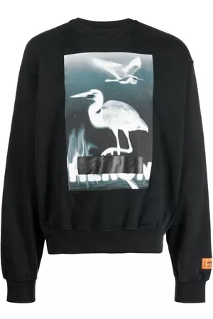 Heron Preston Censored-print crew-neck sweatshirt