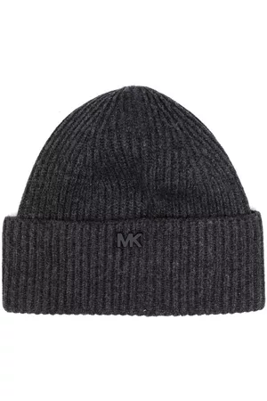 Michael Kors Men Beanies - Fisherman ribbed-knit beanie hat