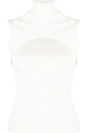 Simkhai Easton cut-ut ribbed top