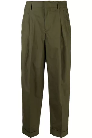 Scotch&Soda Box-pleat cotton trousers