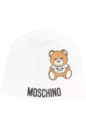 Moschino Beanies - Teddy bear-print beanie