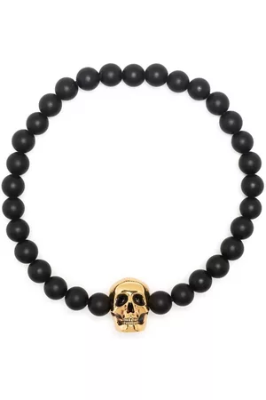 Alexander McQueen Skull-charm bead chain bracelet