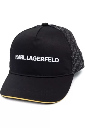 Karl Lagerfeld Boys Caps - Cotton logo-print cap