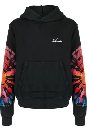 AMIRI Tie-dye logo-embroidered hoodie