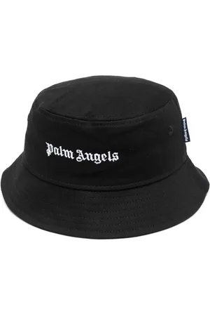 Palm Angels Logo-appliqu� bucket hat