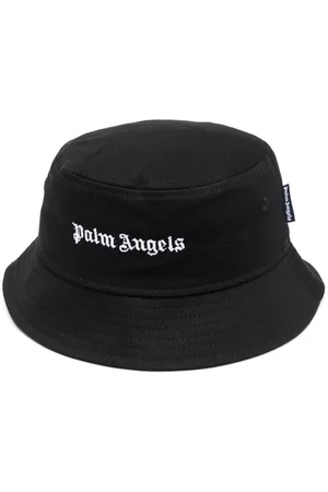 Palm Angels Logo-appliqu� bucket hat