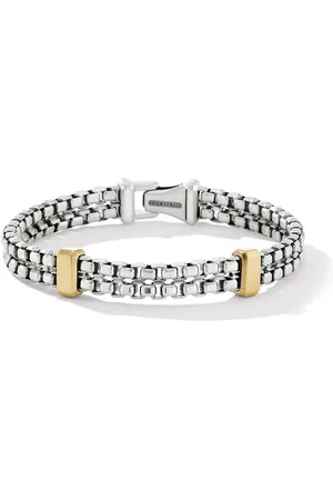 David Yurman Sterling Double Box chain bracelet (10.5mm)