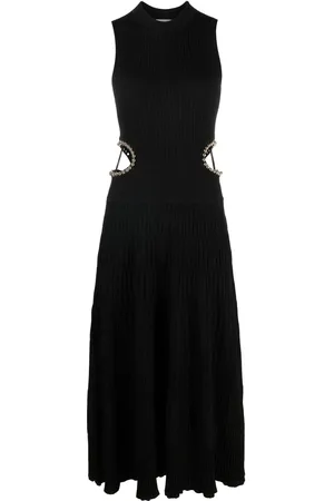 Simkhai Cut-out knitted dress