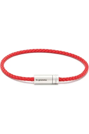 Le Gramme Engraved-logo Nato bracelet