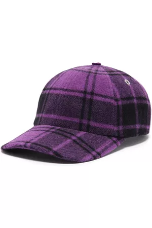 Ami Caps - Plaid-pattern baseball cap
