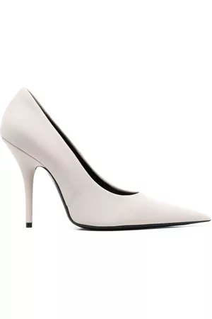 Balenciaga cheap white heels