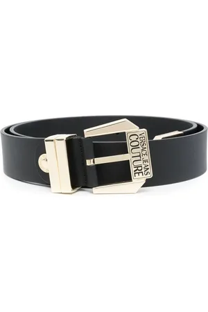 VERSACE Buckle-fastening leather belt