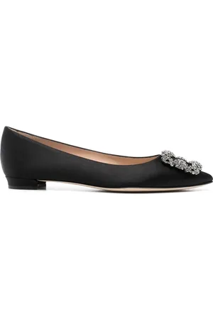 Manolo Blahnik Hangisi flat ballerina shoes