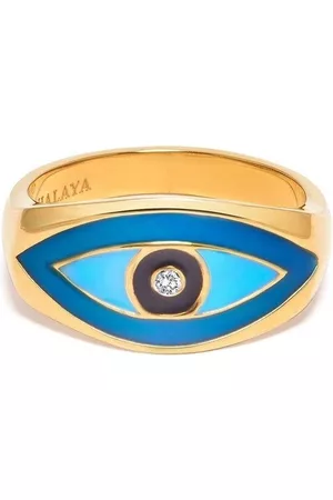 Nialaya Women Rings - Large evil eye ring