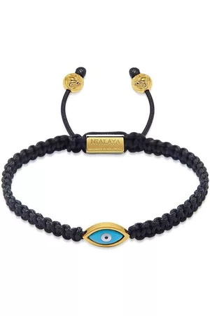 Nialaya Women Bracelets & Bangles - Evil eye-detail string bracelet