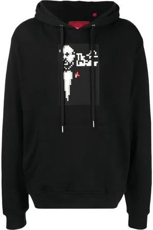 MOSTLY HEARD RARELY SEEN Mobstergraphic-print pullover hoodie