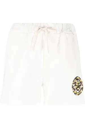 JOSHUA SANDERS Camouflage logo-print drawstring shorts