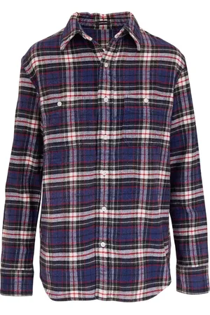R13 Check button-up shirt