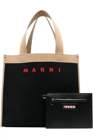 Marni Jacquard shopping tote