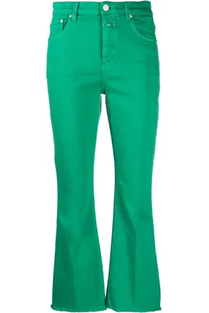 Closed Cropped bootcut raw-hem jeans