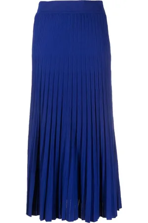 P.A.R.O.S.H. Pleated midi skirt