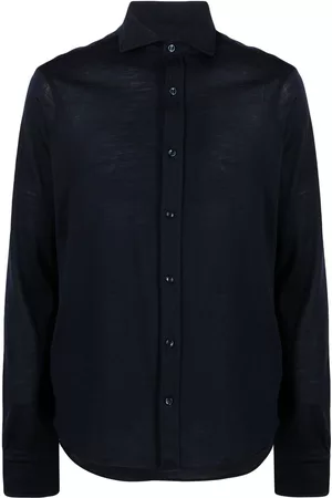 Paul & Shark Long-sleeve jersey wool shirt