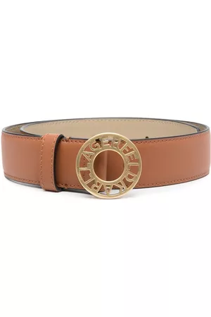 Karl Lagerfeld Women Belts - Disk medium leather belt
