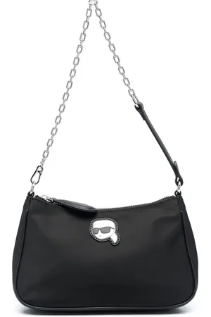Karl Lagerfeld Ikon appliqué-detail shoulder bag