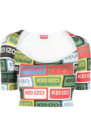 Kenzo Logo-print crop top