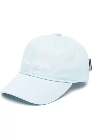 Palm Angels Kids Boys Caps - Logo-embroidered cotton cap