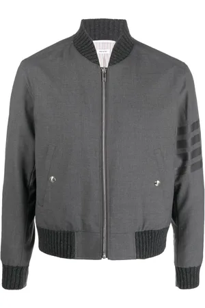 Thom Browne 4-Bar stripe wool bomber jacket