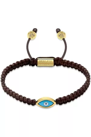 Nialaya Women Bracelets & Bangles - Evil eye-charm braided bracelet