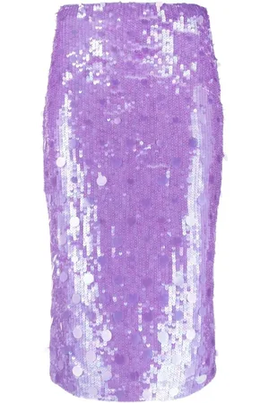 P.A.R.O.S.H. Sequin-embellished midi skirt