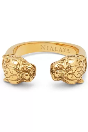 Nialaya Women Rings - Panther double-head ring