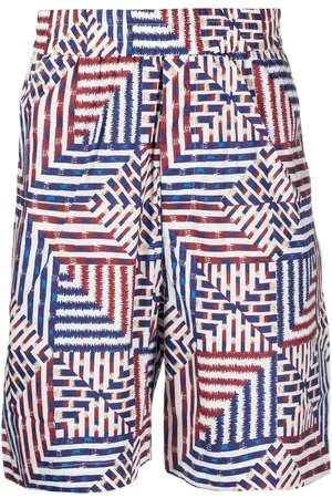 Isabel Marant Pattern-print deck shorts