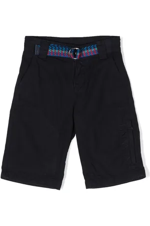 Lanvin Logo-embroidered chino shorts