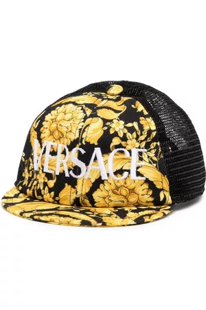 Versace Kids Baroque pattern-print cap