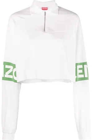 Kenzo Logo-print cropped shirt