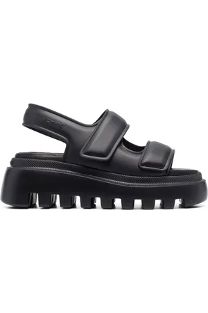 vic matiè Touch-strap leather sandals