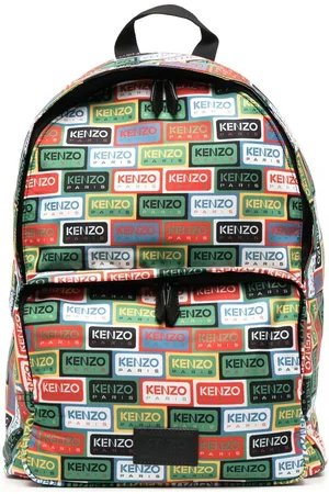 Kenzo Labels logo-print backpack