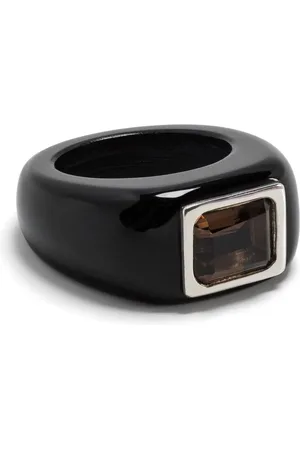 Sophie Buhai Walter onyx and quartz ring