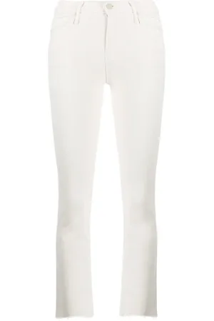 Mother Flared cropped jeans