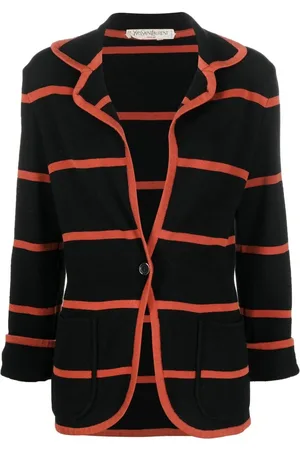 Saint Laurent 1970s horizontal stripe blazer