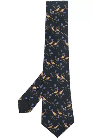 Hermès Men Neckties - 2000s pre-owned graphic-print silk tie